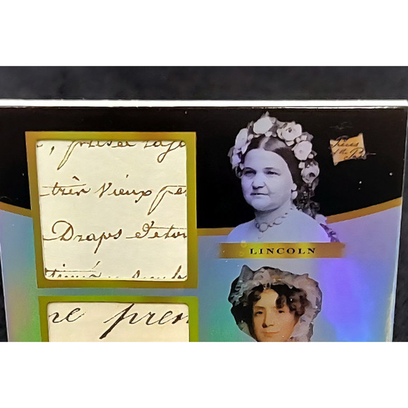 Authentic First Lady Lincoln, Franklin and Jefferson Handwriting Relics History - Picture 2 of 6